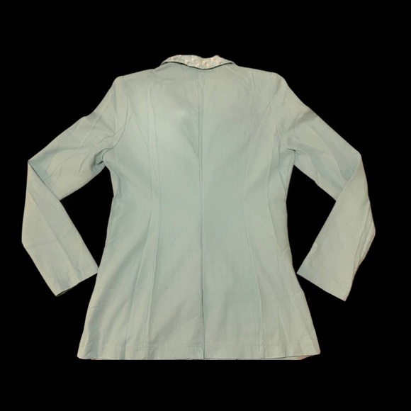 Tiffany Blue 2-Piece Blazer Set - Picture 2 of 7